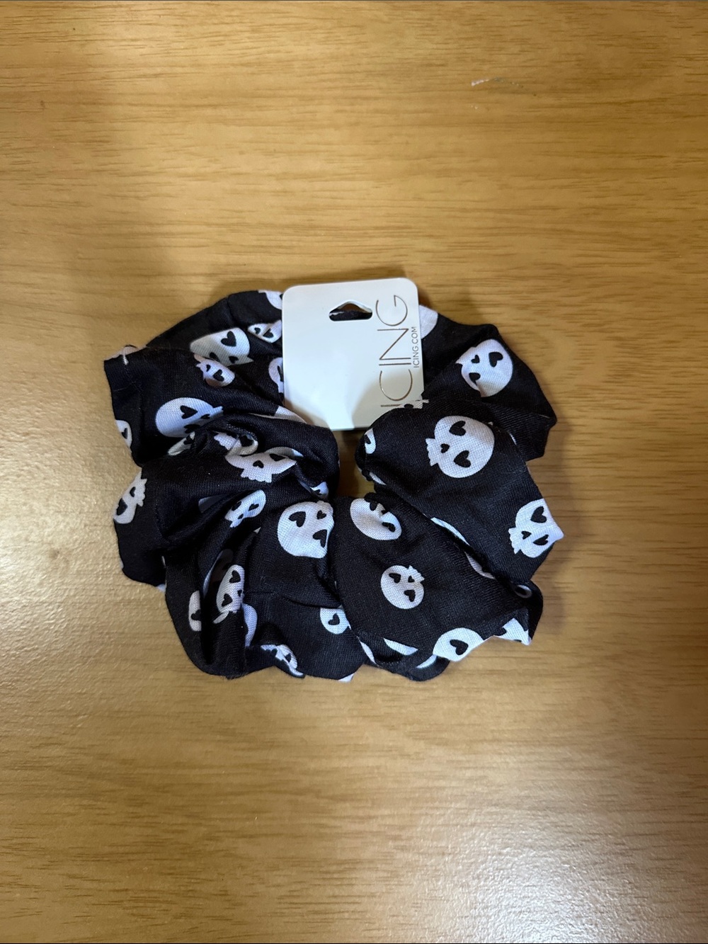 Icing Jumbo Skeleton Skull Hair Scrunchie